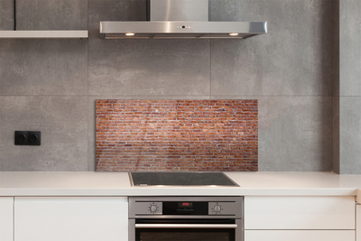 Painel de vidro parede de tijolos