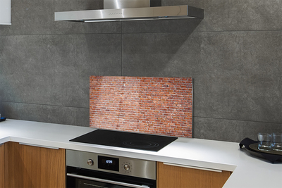 Painel de vidro parede de tijolos