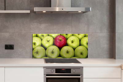 Painel de vidro Maçãs verdes e vermelhas