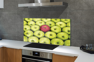 Painel de vidro Maçãs verdes e vermelhas