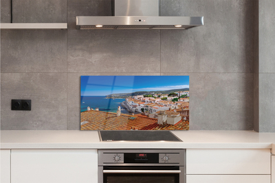 Painel de vidro Espanha Cidade Mar Montanhas