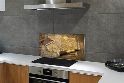 Painel de vidro Caderno de mapas antigo