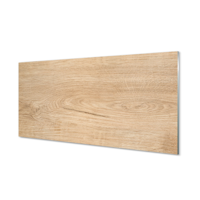 Painel de vidro Grãos e nós da madeira