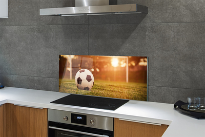 Painel de vidro Gol de sol de bola