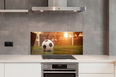 Painel de vidro Gol de sol de bola