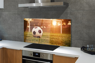 Painel de vidro Gol de sol de bola