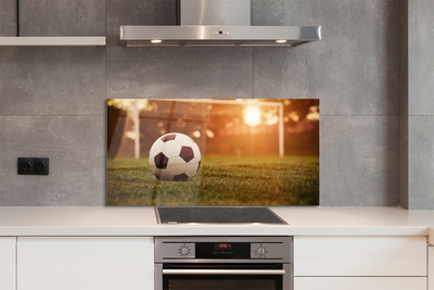 Painel de vidro Gol de sol de bola