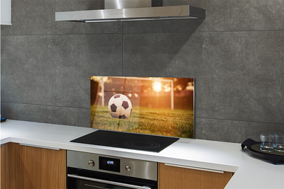 Painel de vidro Gol de sol de bola