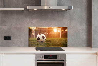 Painel de vidro Gol de sol de bola