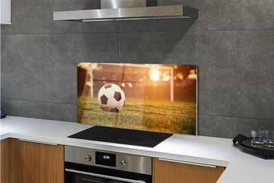 Painel de vidro Gol de sol de bola