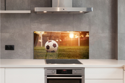 Painel de vidro Gol de sol de bola