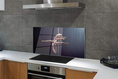 Painel de vidro Mulher dançando no poste