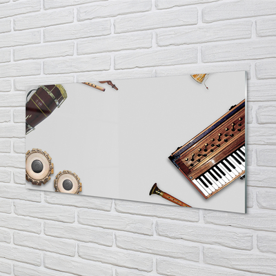 Painel de vidro Instrumentos
