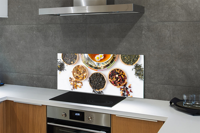 Painel de vidro Chá de ervas