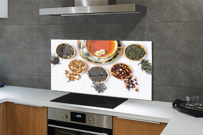 Painel de vidro Chá de ervas