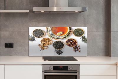 Painel de vidro Chá de ervas