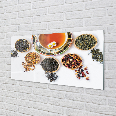 Painel de vidro Chá de ervas