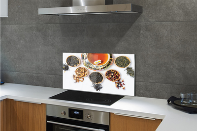 Painel de vidro Chá de ervas