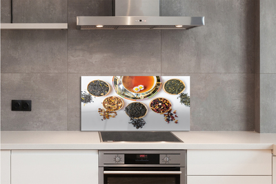 Painel de vidro Chá de ervas