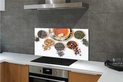 Painel de vidro Chá de ervas