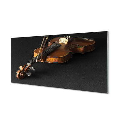 Painel de vidro Violino