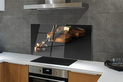Painel de vidro Violino