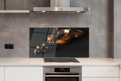 Painel de vidro Violino