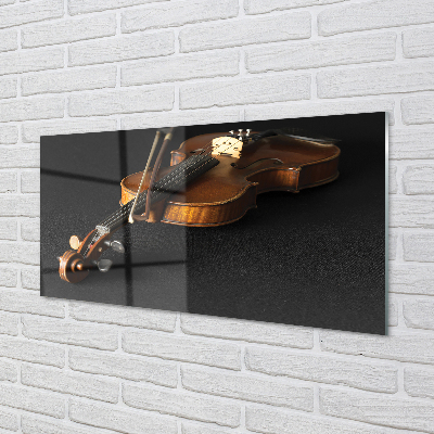 Painel de vidro Violino