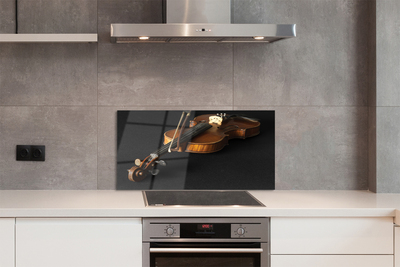 Painel de vidro Violino
