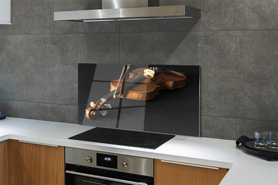 Painel de vidro Violino