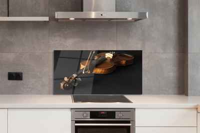 Painel de vidro Violino