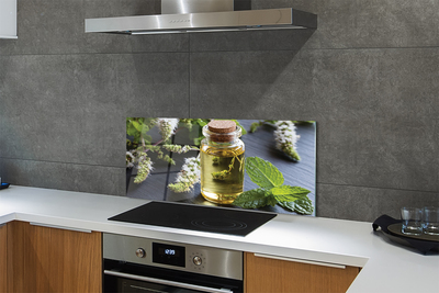 Painel de vidro Chá de menta