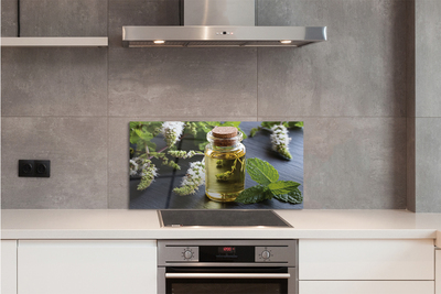 Painel de vidro Chá de menta