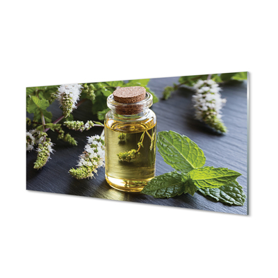 Painel de vidro Chá de menta