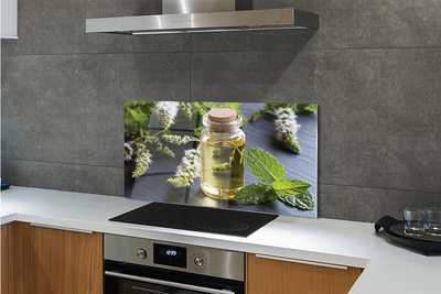 Painel de vidro Chá de menta