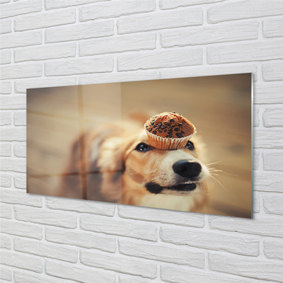 Painel de vidro Bolinho de cachorro