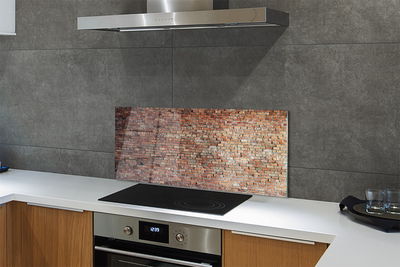 Painel de vidro parede de tijolos