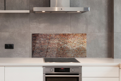 Painel de vidro parede de tijolos