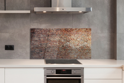 Painel de vidro parede de tijolos