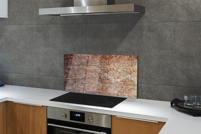 Painel de vidro parede de tijolos