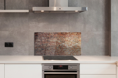 Painel de vidro parede de tijolos