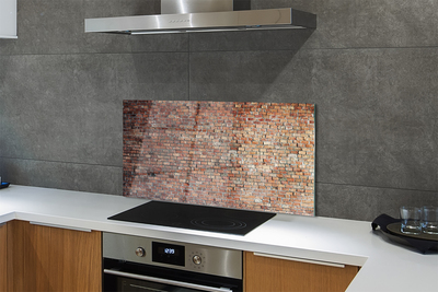 Painel de vidro parede de tijolos