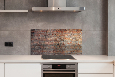 Painel de vidro parede de tijolos