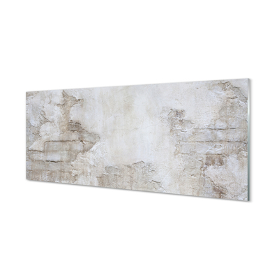 Painel de vidro Pedra concreto mármore