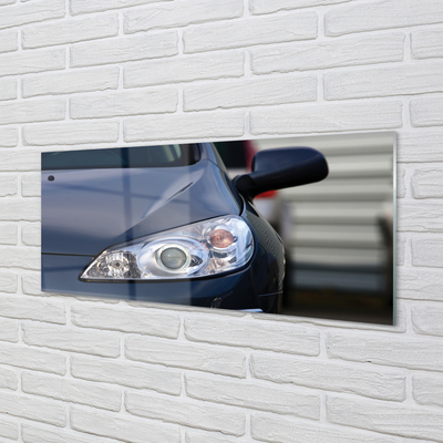 Painel de vidro Carro preto