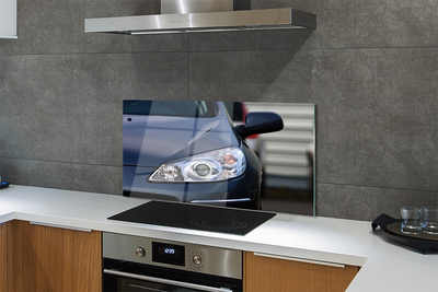 Painel de vidro Carro preto