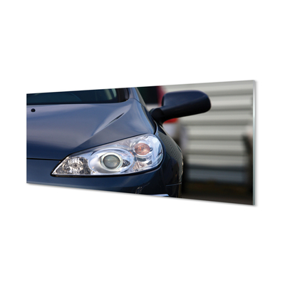 Painel de vidro Carro preto