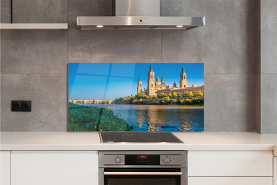 Painel de vidro Rio Catedral da Espanha