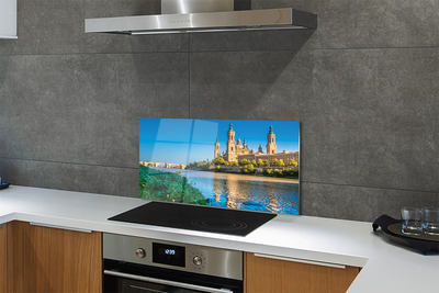 Painel de vidro Rio Catedral da Espanha