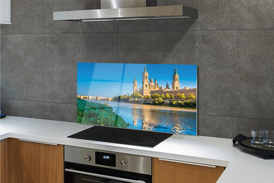 Painel de vidro Rio Catedral da Espanha